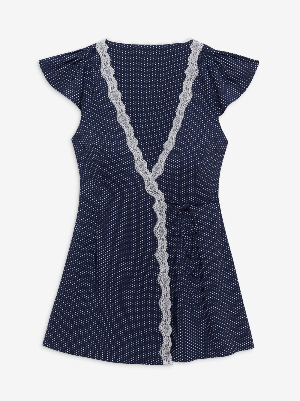 Frankie’s Bikinis Lucy Wrap Mini Dress - Size L - Picture 6 of 12